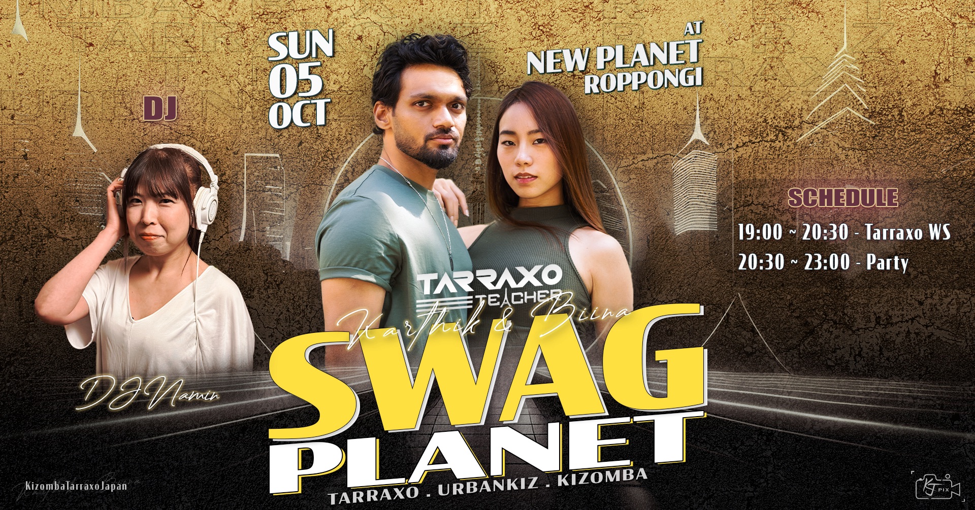 9 7(Sun) SWAG PLANET - Tarraxo Urbankiz Kizomba