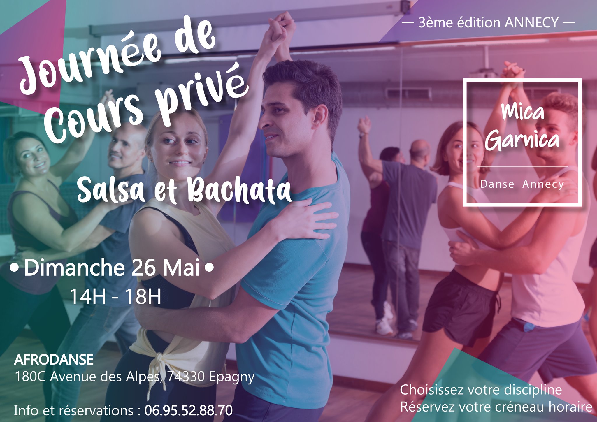 Journée de cours privés-Salsa et Bachata