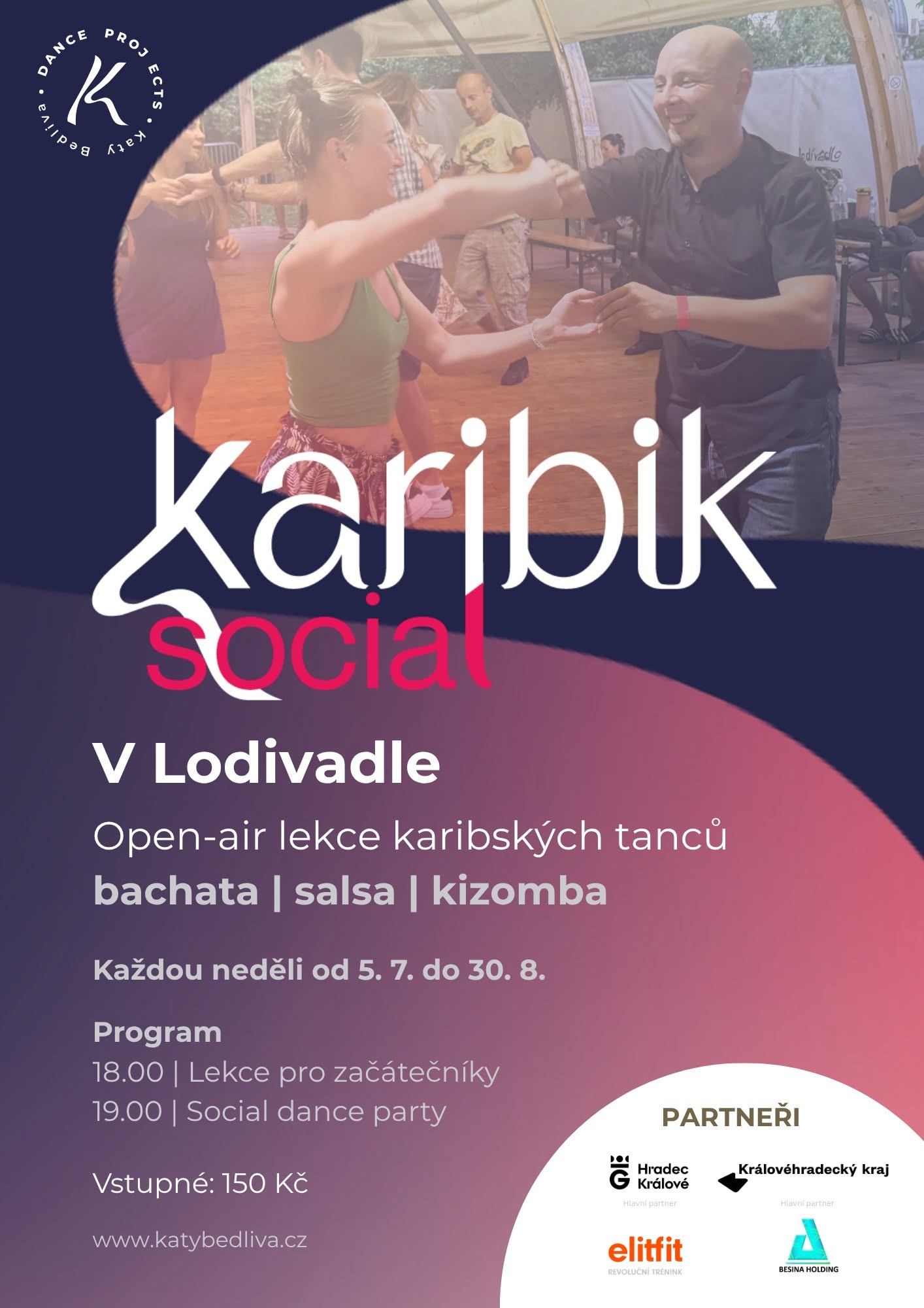 Karibik v Lodivadle letní open-air social dance party