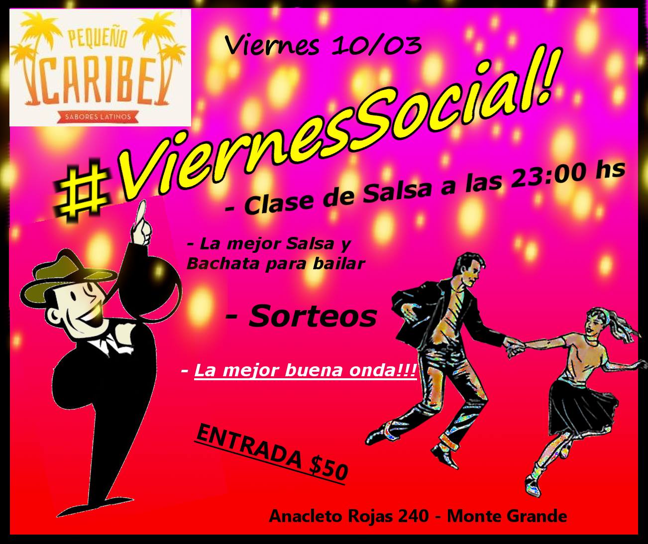 ViernesSocial! en Pequeño Caribe - Viernes 10 de Marzo