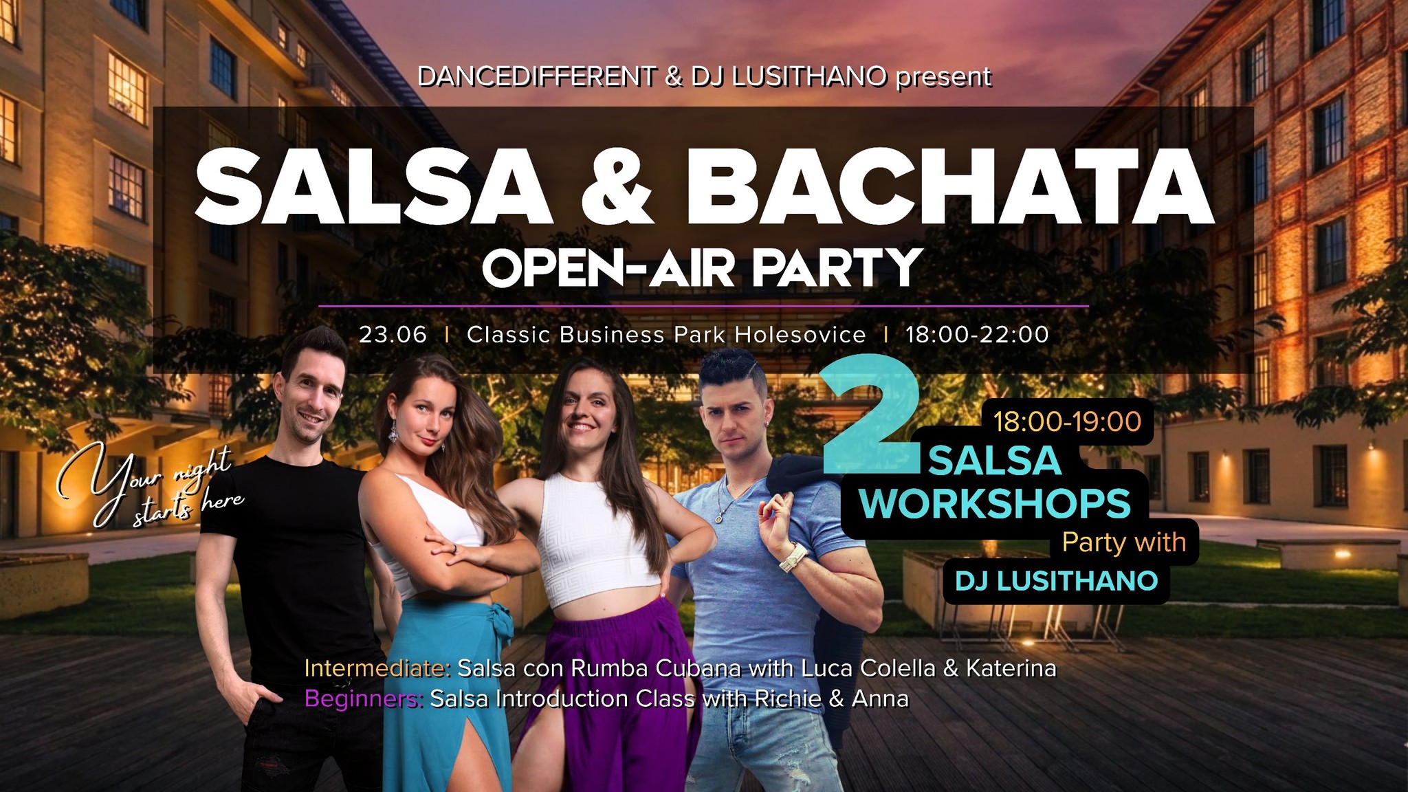 Cuban Salsa & Bachata 🤩☀️ Open Air Latin Party in Classic in June