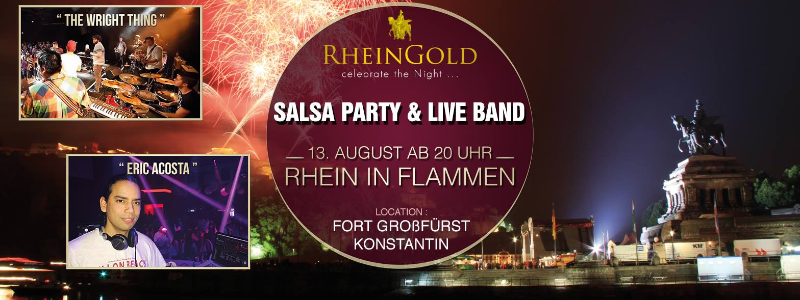 SALSA PARTY & LIVE BAND Rhein in Flammen - Fort Grossfürst Konstantin Koblenz