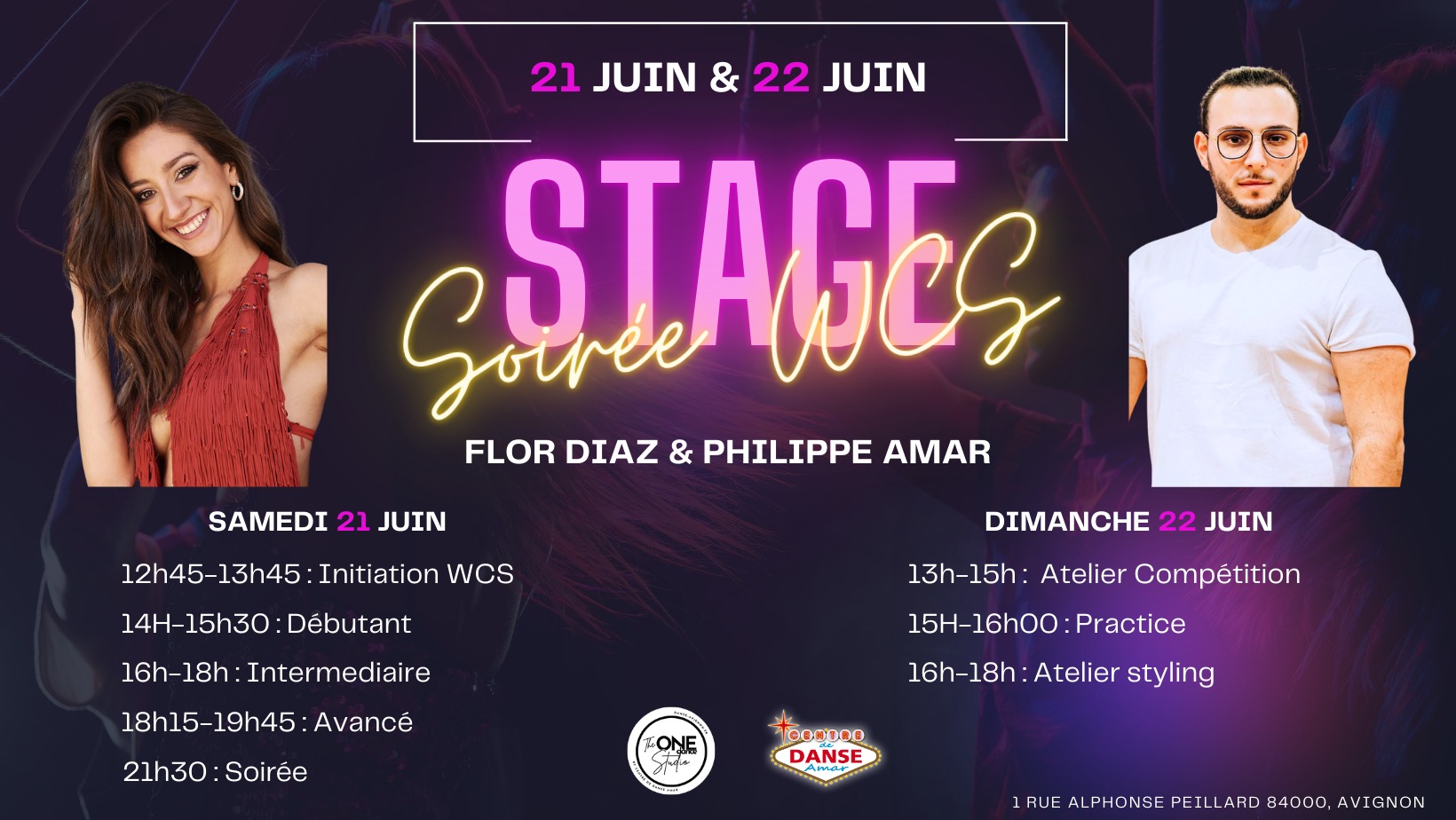 Stage WCS Avignon Flor Diaz & Philippe Amar