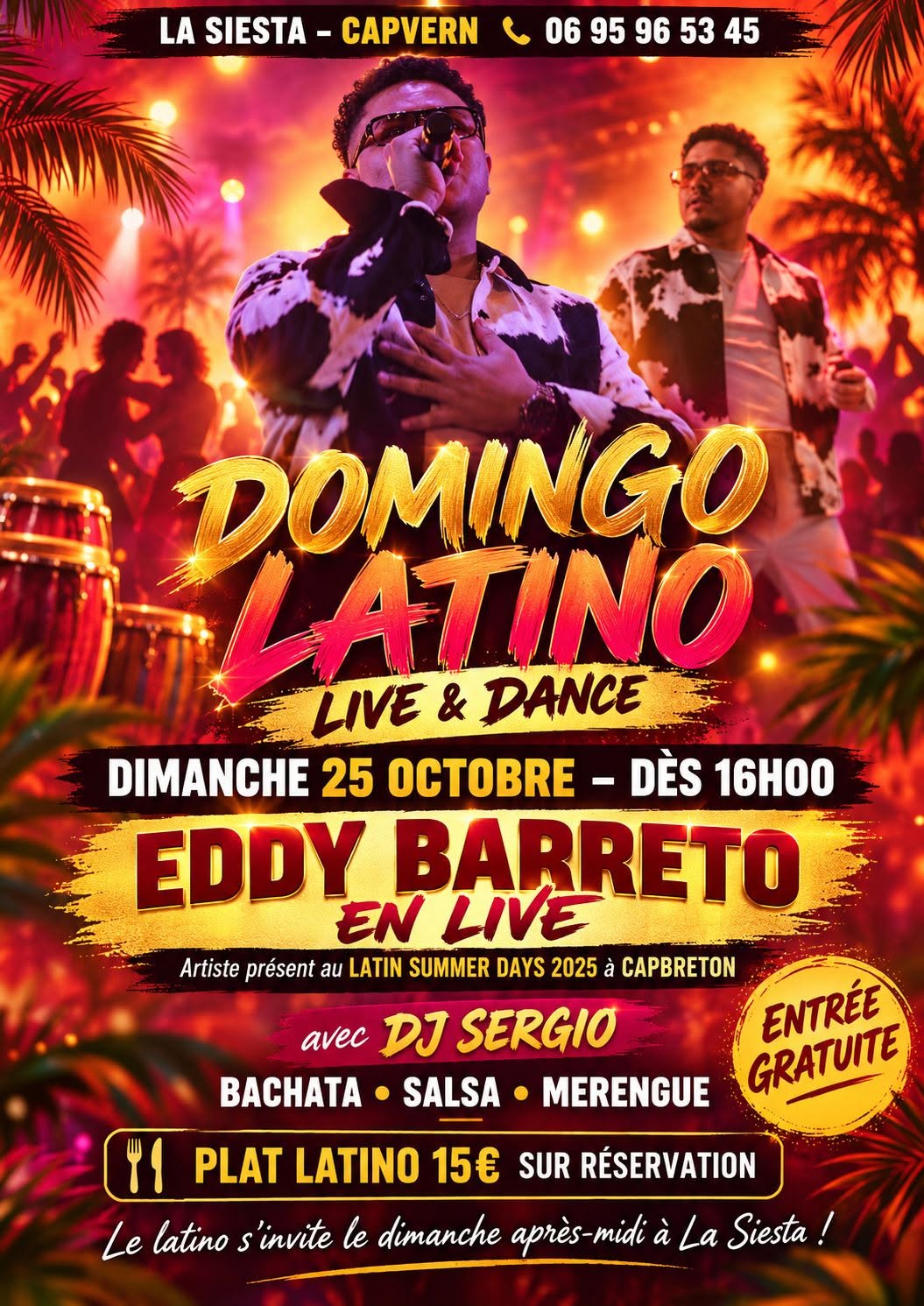 Domingo Latino à La Siesta de Capvern