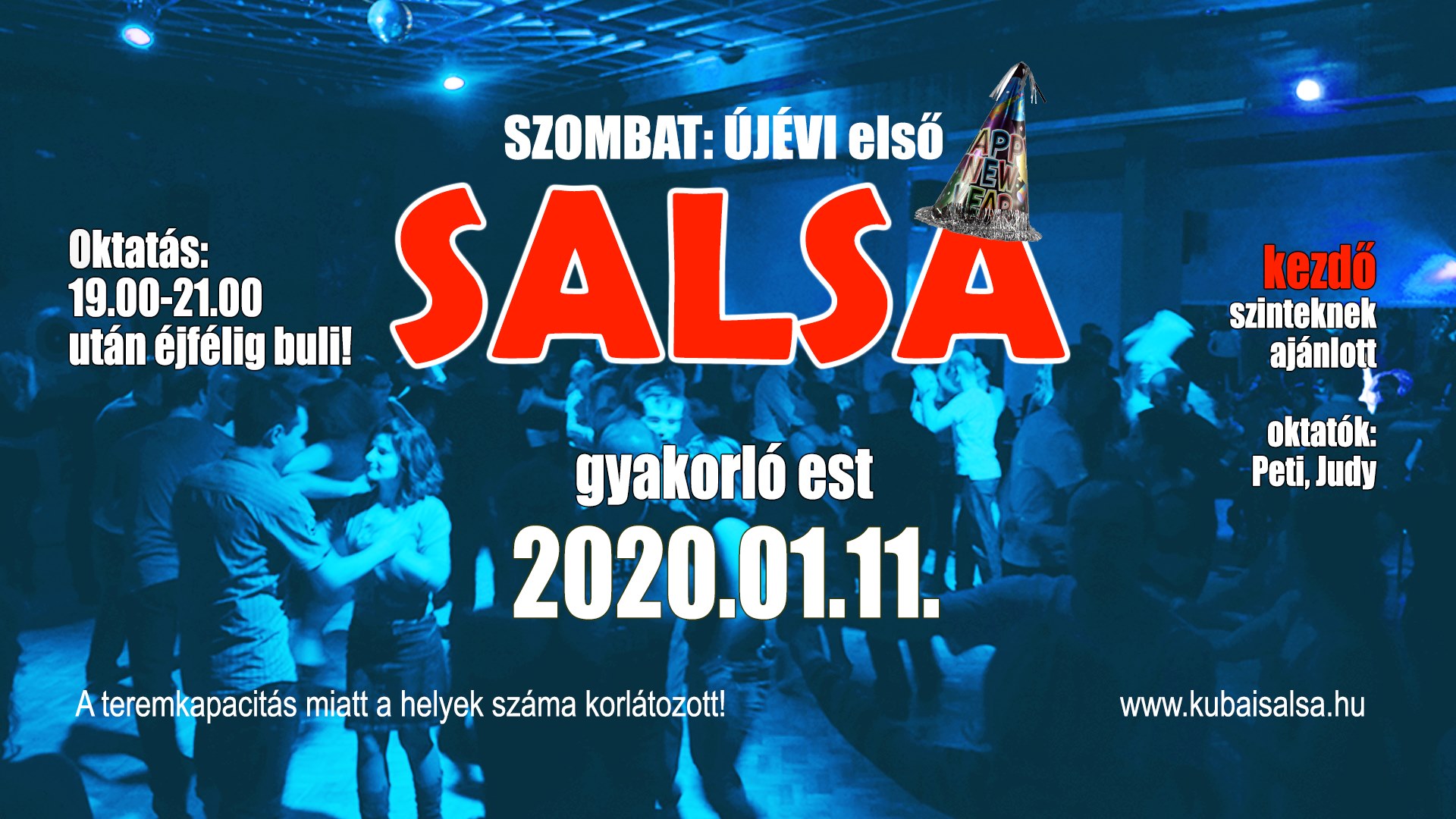 Salsa (kezdő) Újévi első gyakorló est!