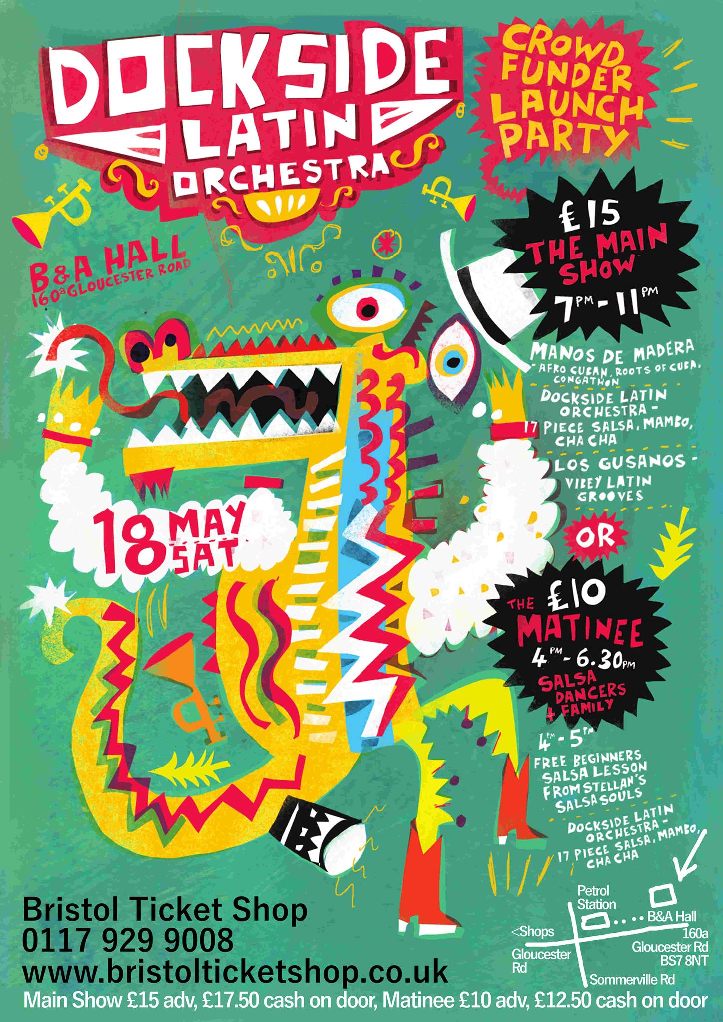Dockside Latin Orchestra Crowdfunder Party - MAIN SHOW