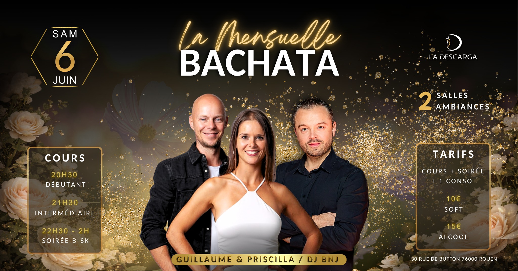 La Mensuelle Bachata de JUIN Γ La Descarga