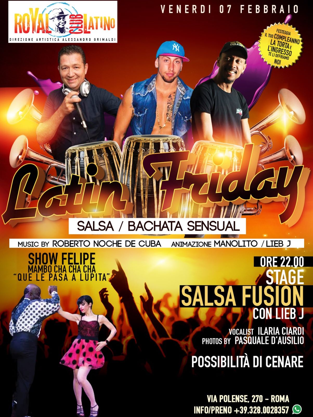 7 Febbraio Royal Latino