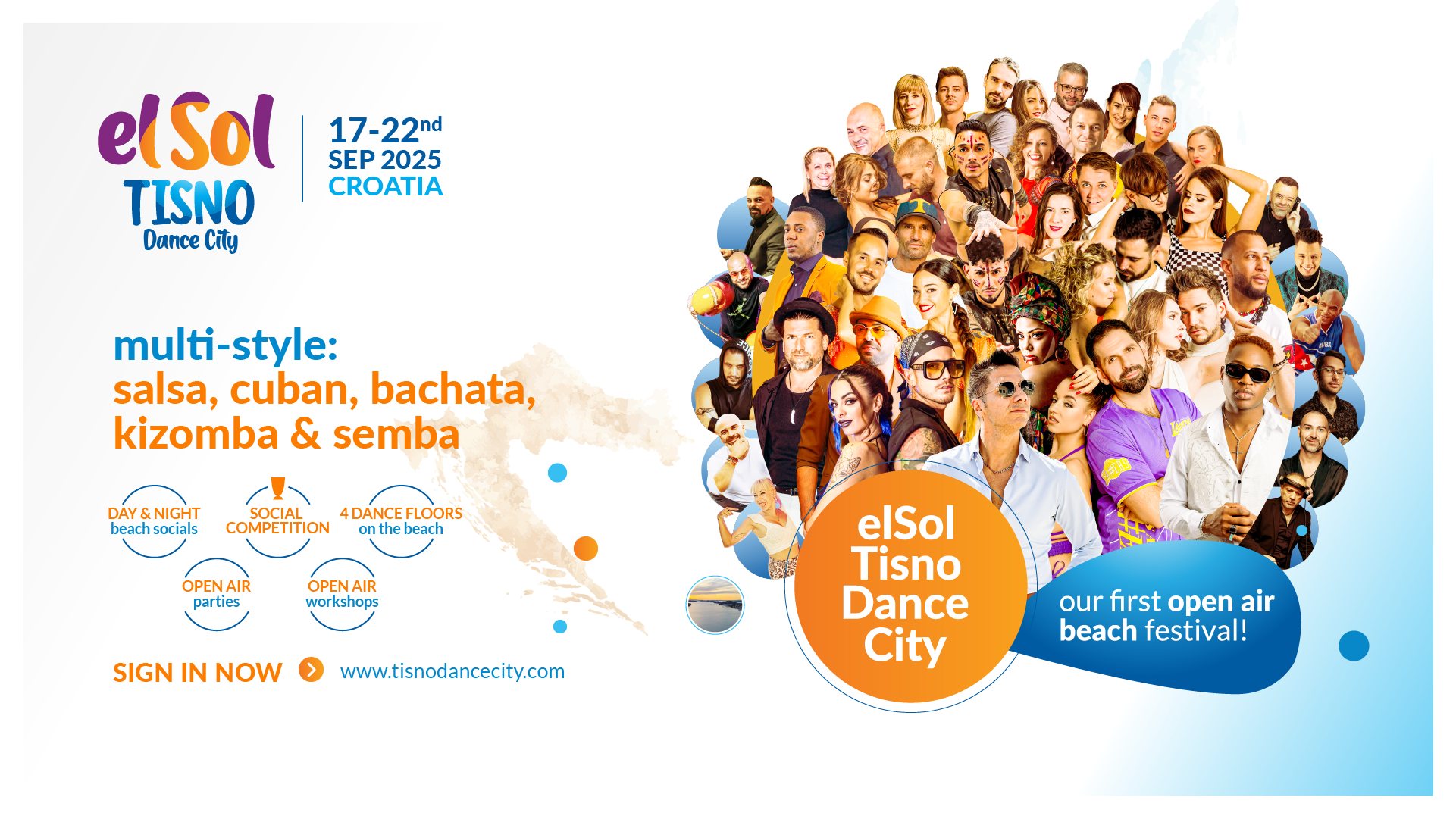elSol Tisno Dance City Croatia OFFICIAL EVENT 17-22nd September 2025