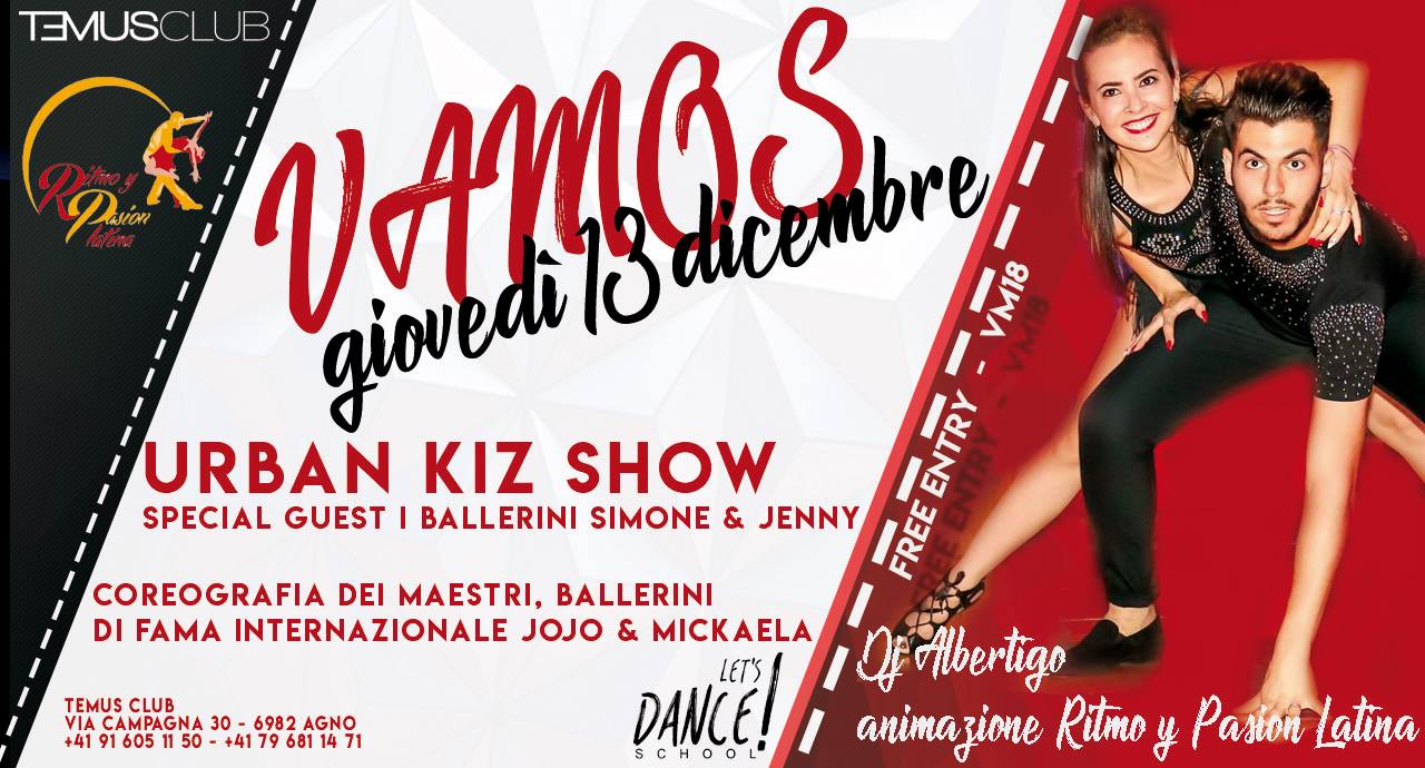 Vamos il giovedì latino - Urban Kiz Show