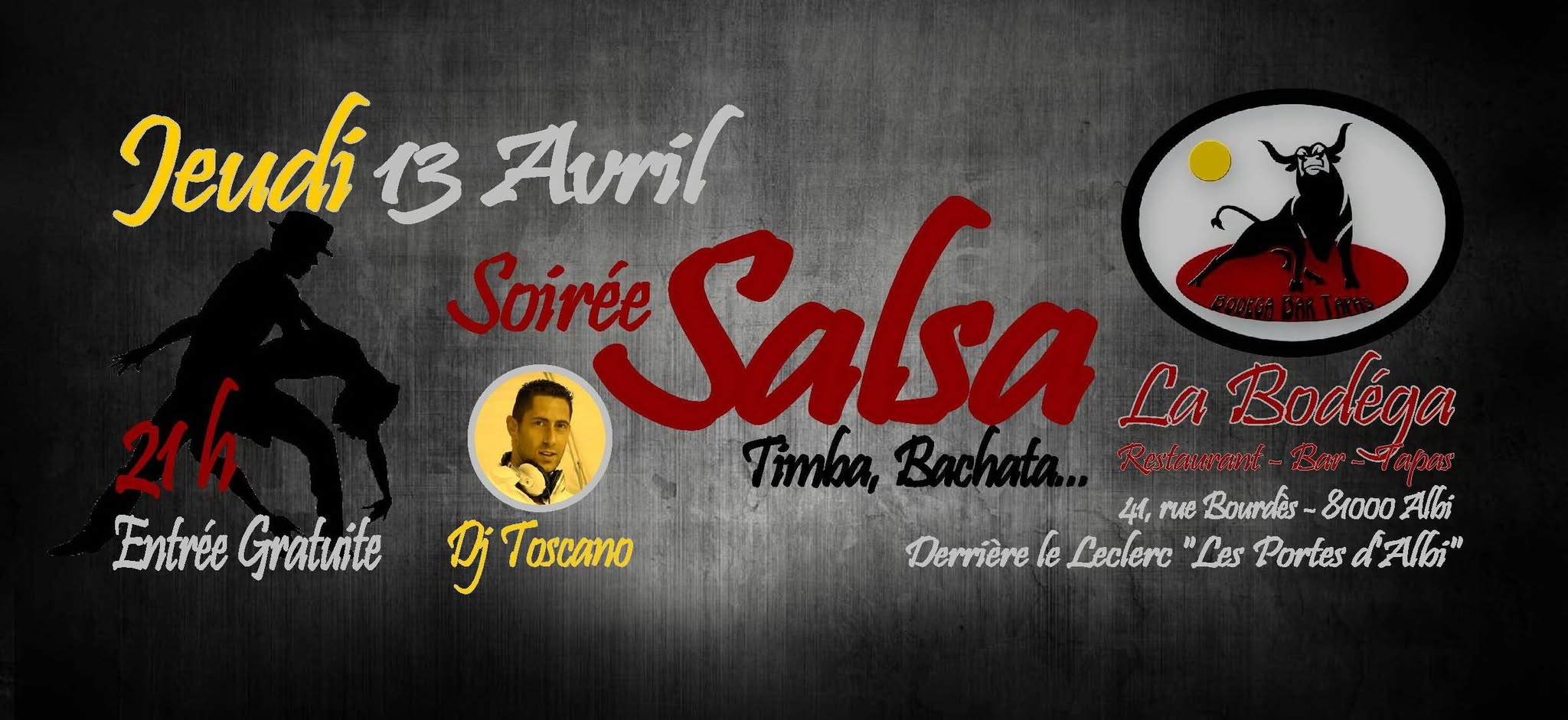 Soirée Salsa à La Bodéga à Albi