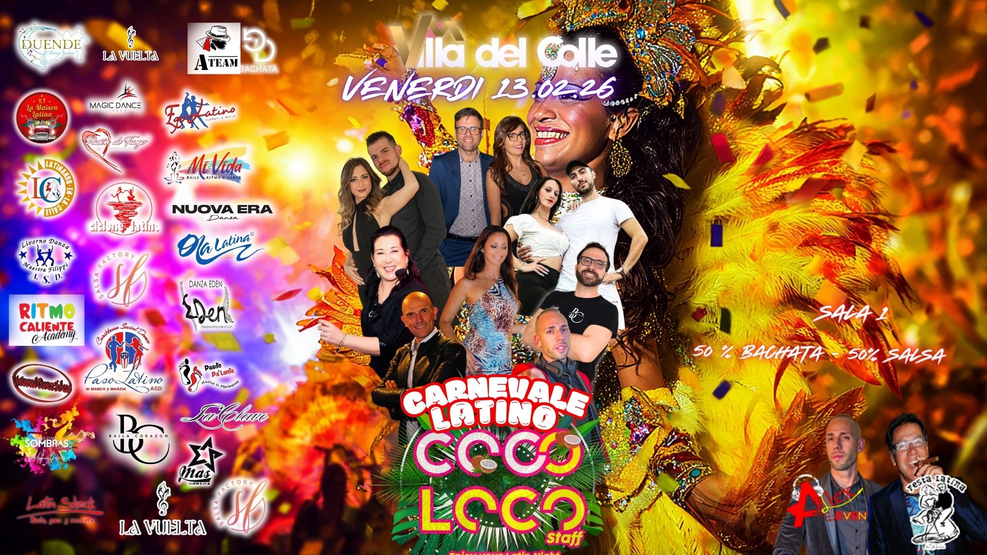 Venerdi 13 02 26 CocoLoco Latino @Villa del Colle