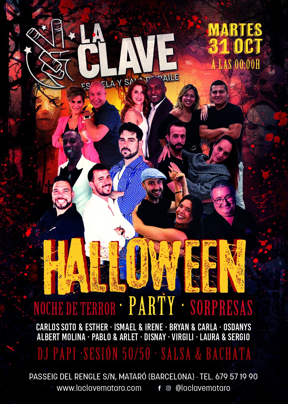Halloween party La Clave