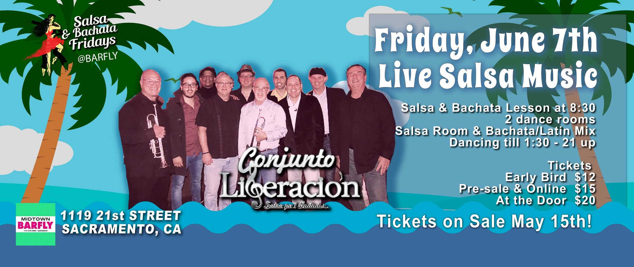 Save the Date Live Salsa Music with Conjunto Liberacion