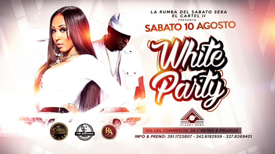 EL CARTEL PRESENTA WHITE PARTY LA RUMBA DEL SABATO SERA