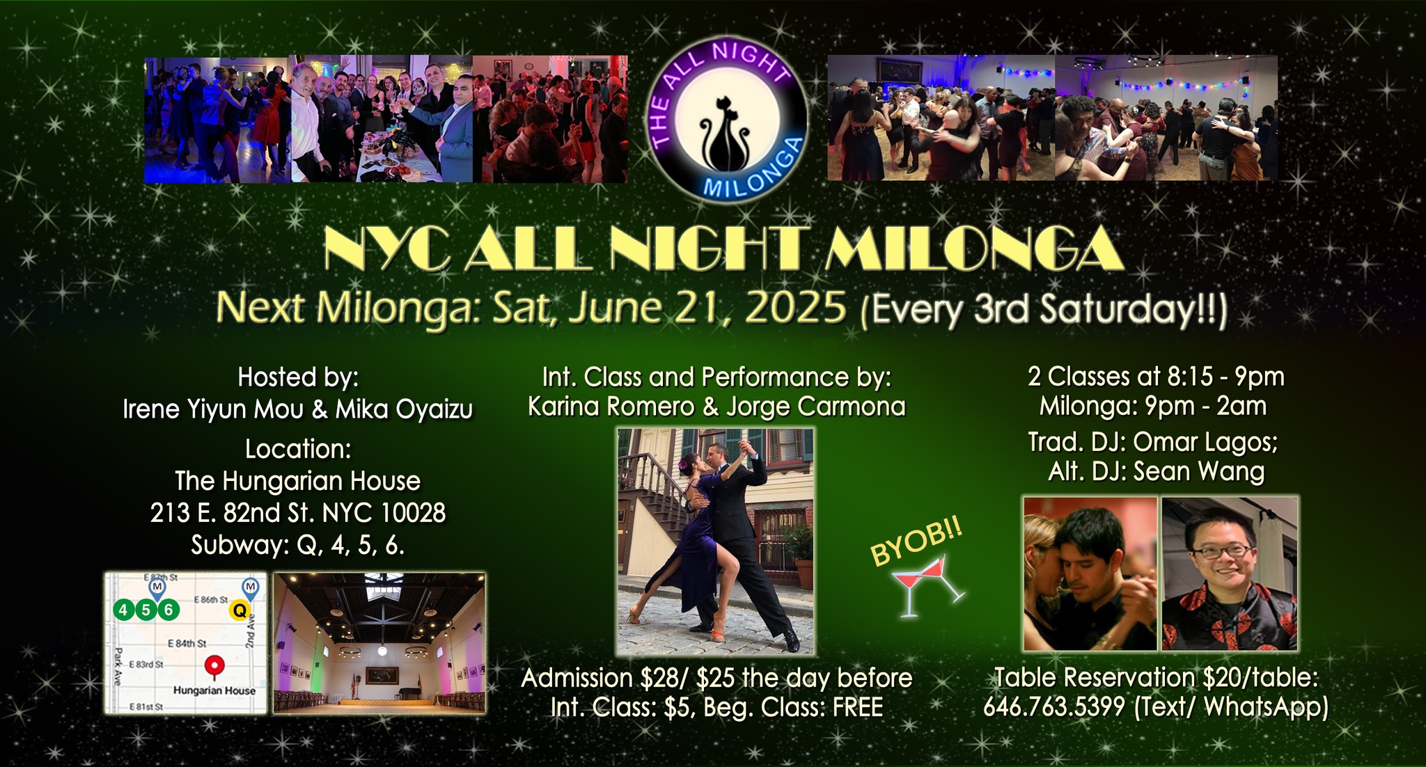 June 21 All Night Milonga @ Hungarian House