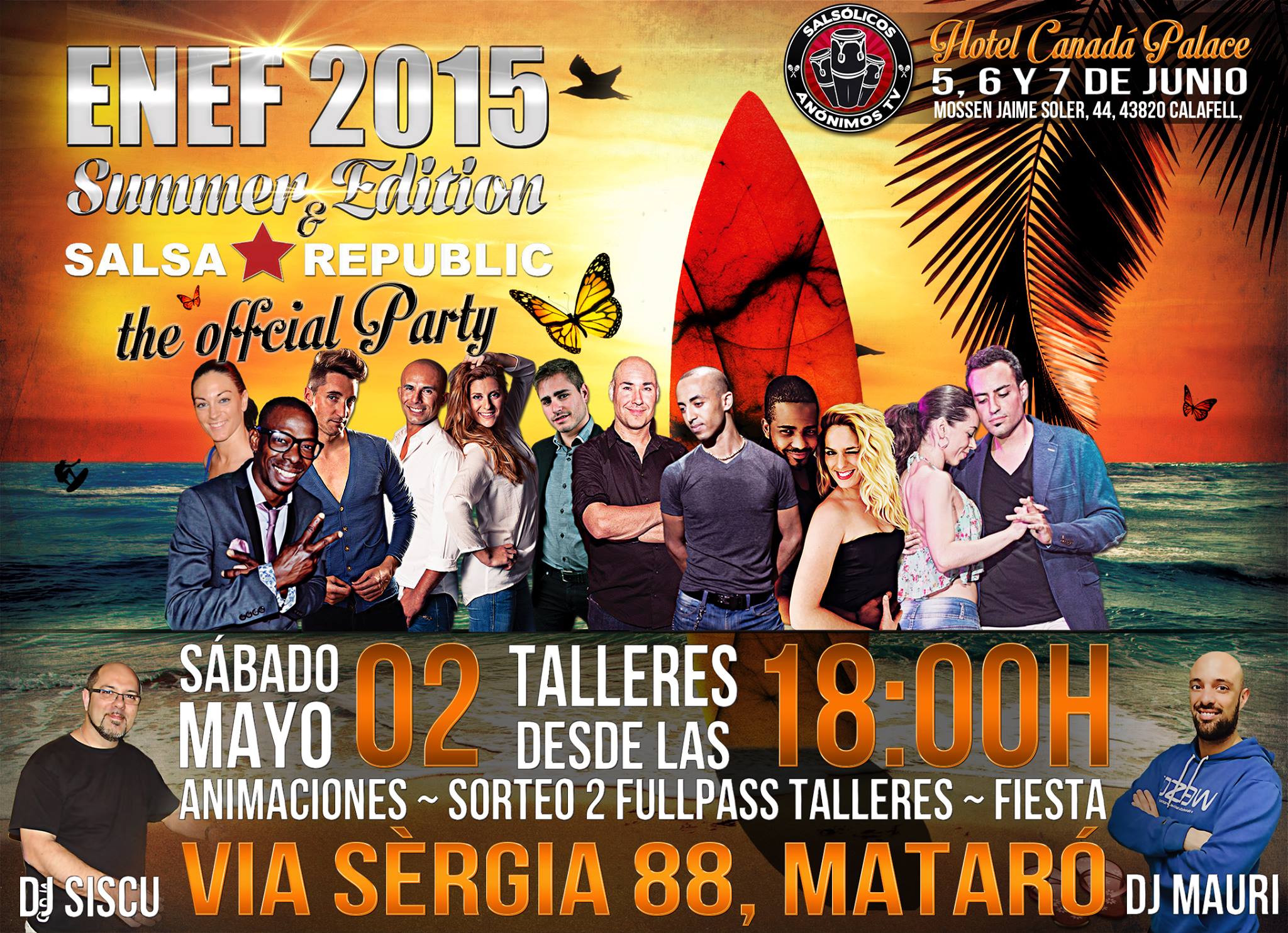 Fiesta Oficial presentación de ENEF 2015 Summer Edition
