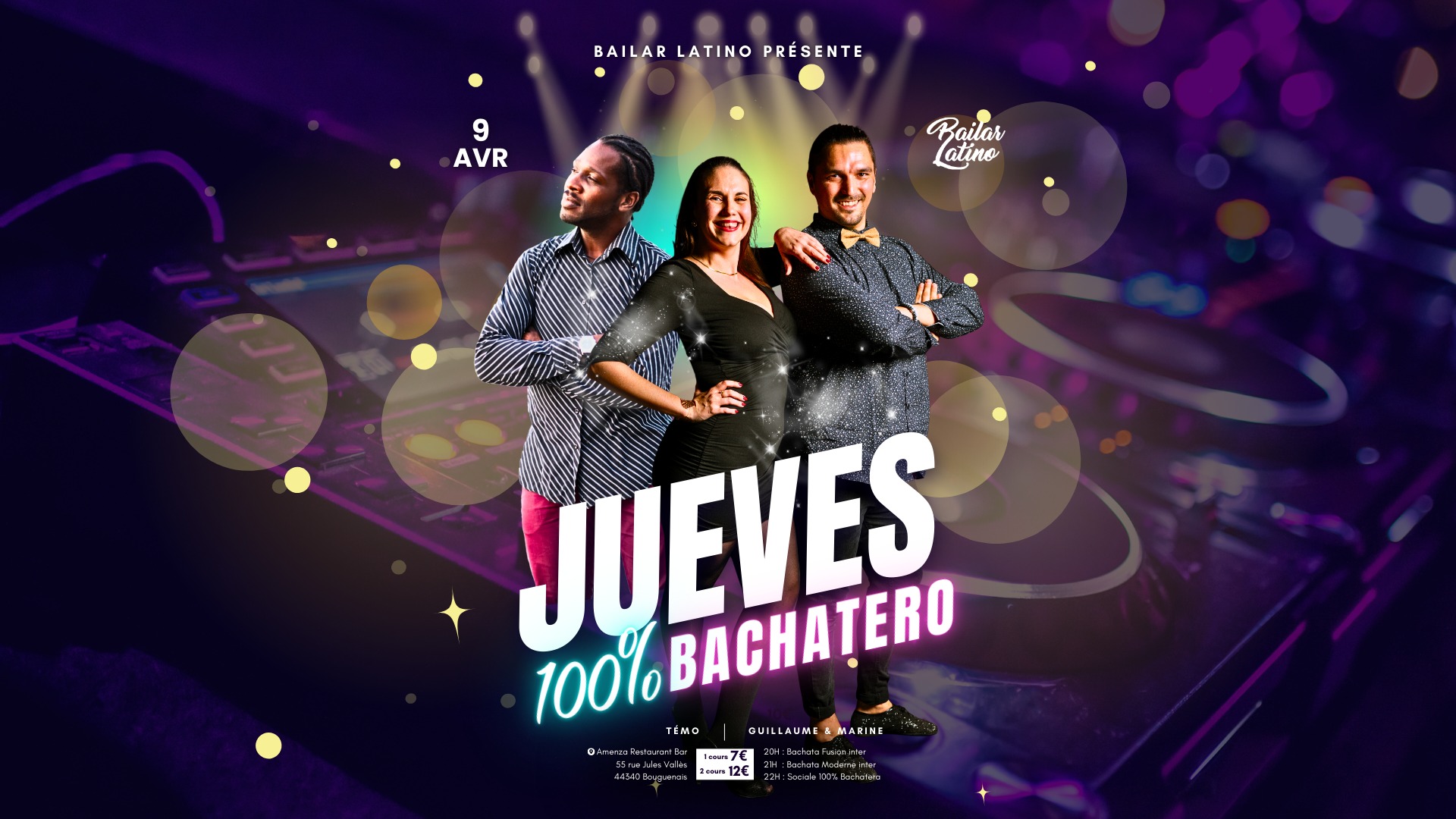 💜 JUEVES 100% BACHATA 💜 #08 by Bailar Latino & Amenza