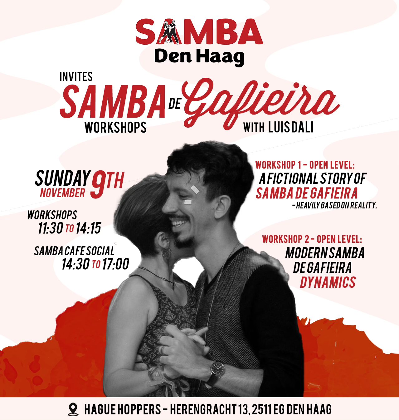 Samba de Gafieira Workshops in The Hague with Luis Dali