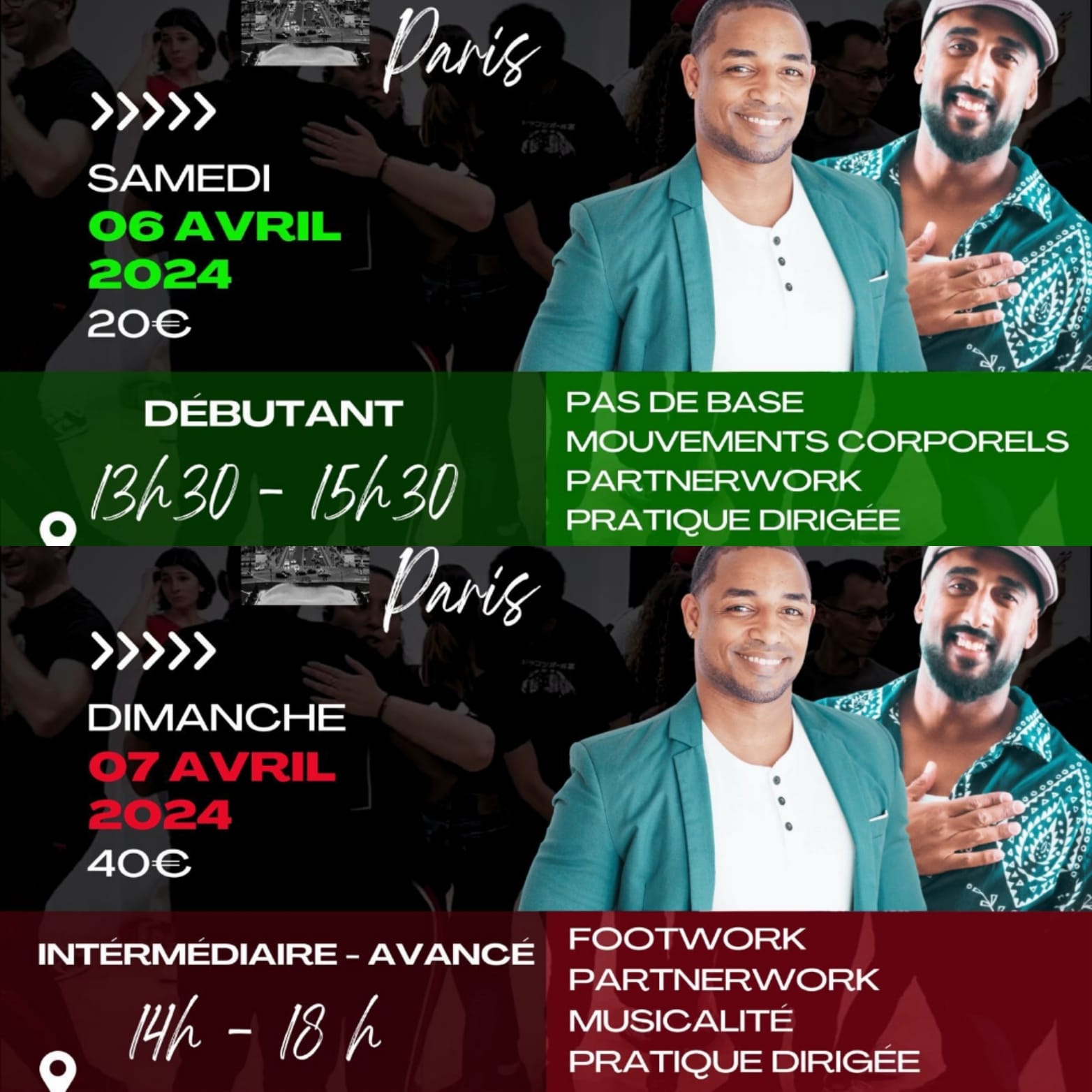 Stages Bachata Dominicaine, JnD Bachata training