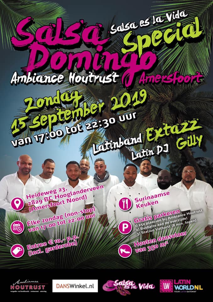Salsa Domingo Special met Latinband Extazz & Latin-DJ Gilly