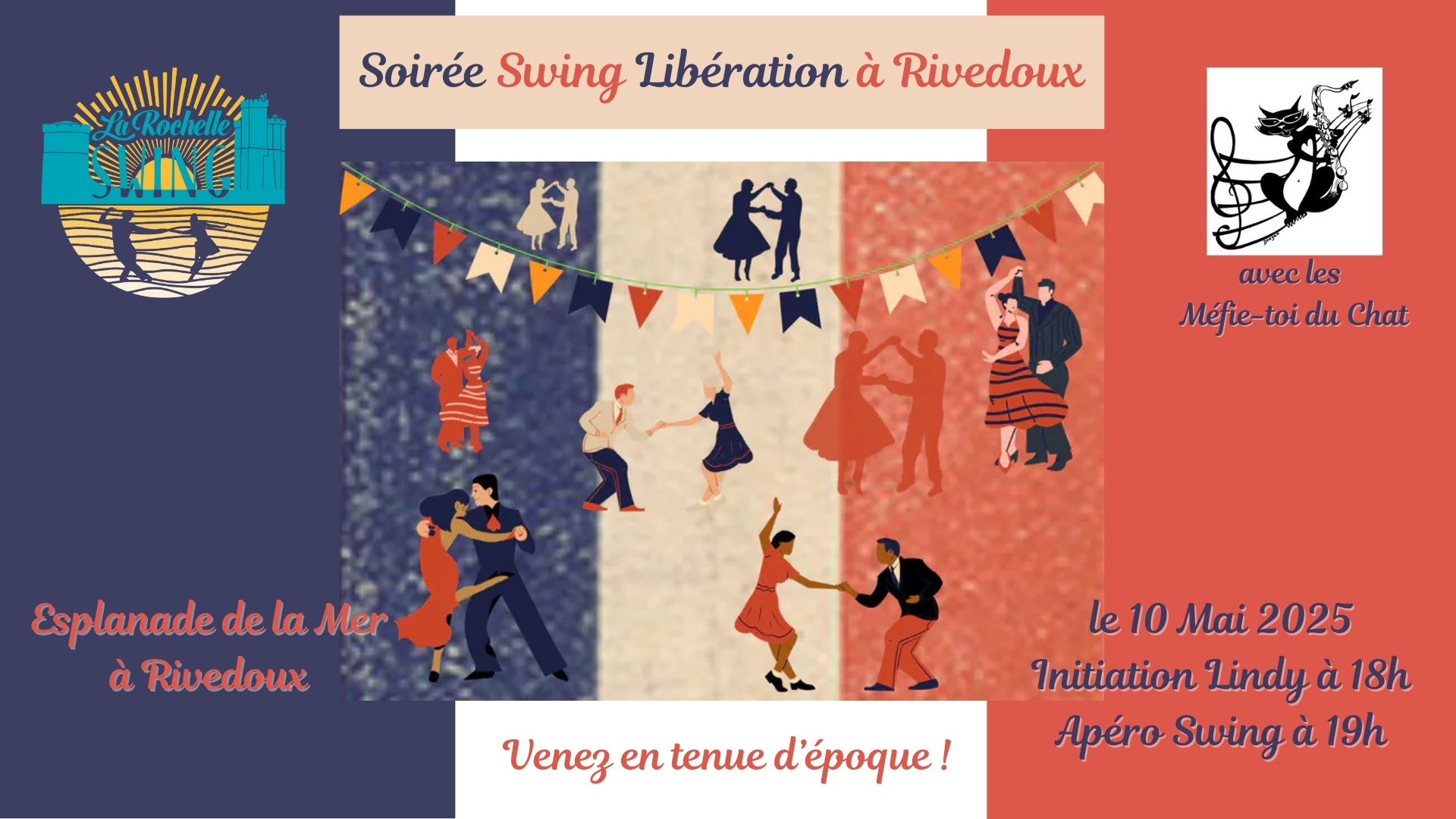 Bal Swing des 80 ans de la Libération à Rivedoux - Ile de Ré