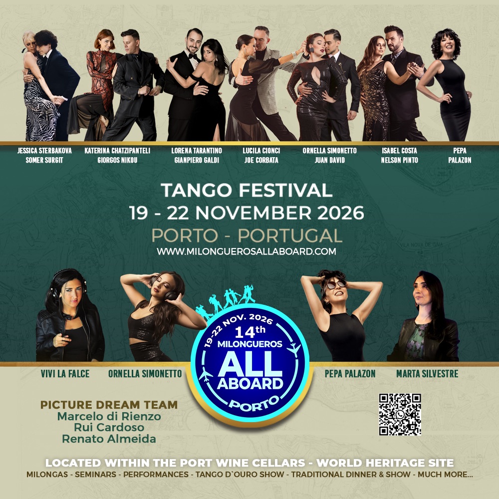 14th Milongueros ALL ABOARD · PORTO TANGO FESTIVAL