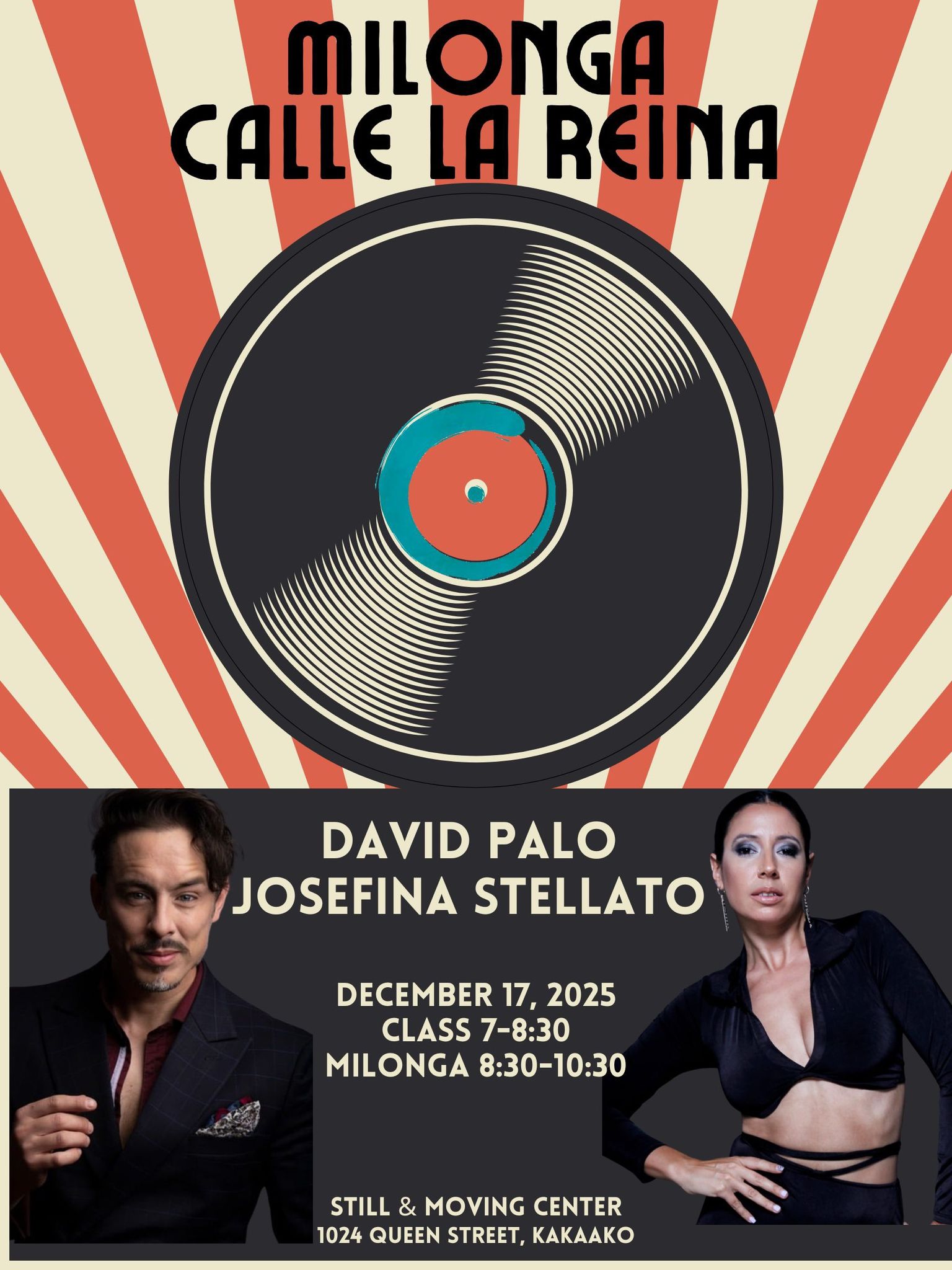 Milonga Calle La Reina with David Palo and Josefina Stellato