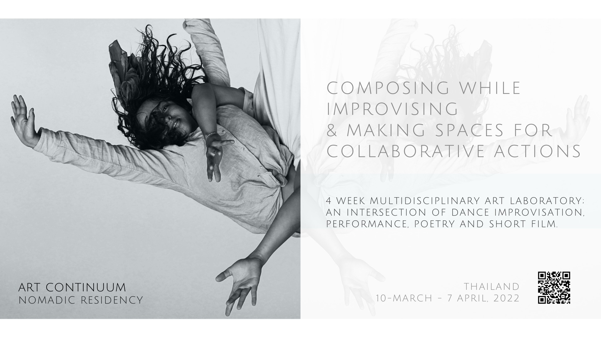 art continuum nomadic residency program in Thailand 10 March - 7 April 2022