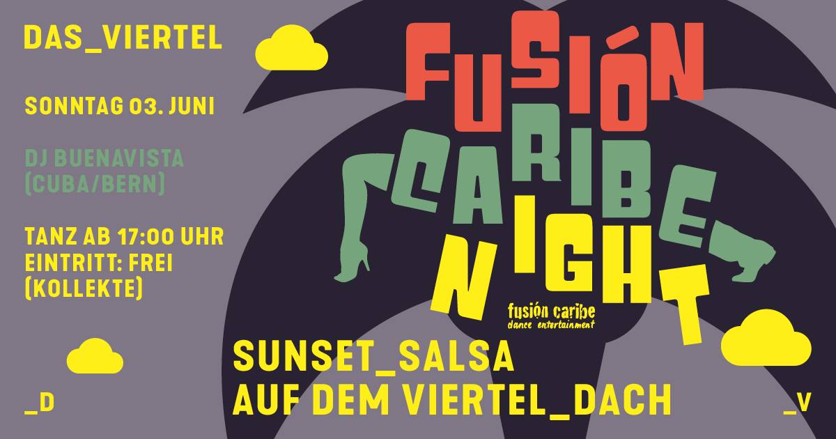 Fusión Caribe Night - Sunset Salsa auf dem _Dach