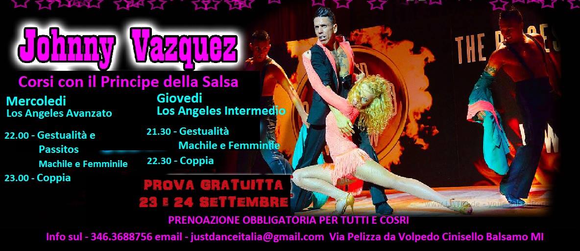 Prova Gratuita Corso Avanzato Johnny Vazquez