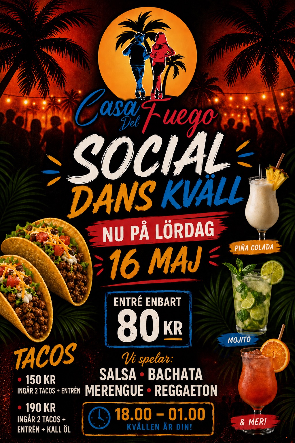 Social dance kväll