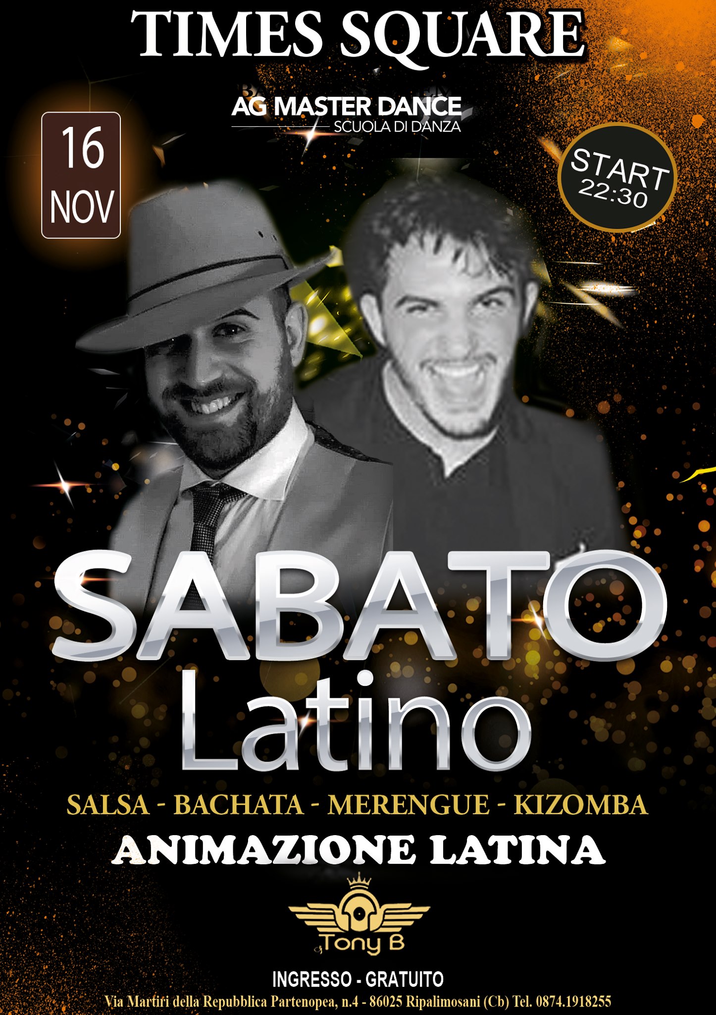 ✮ Sabato Latino ✮ Times Square> 16 Novembre