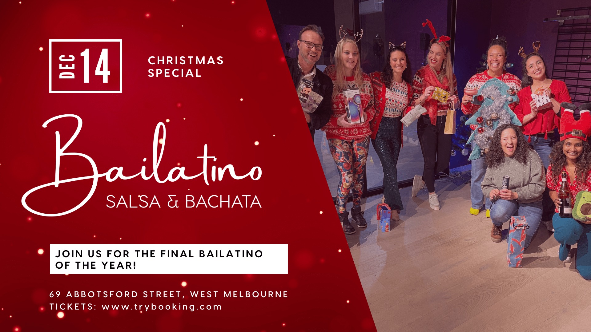 Bailatino - Salsa & Bachata Social December 14 (Christmas Special)