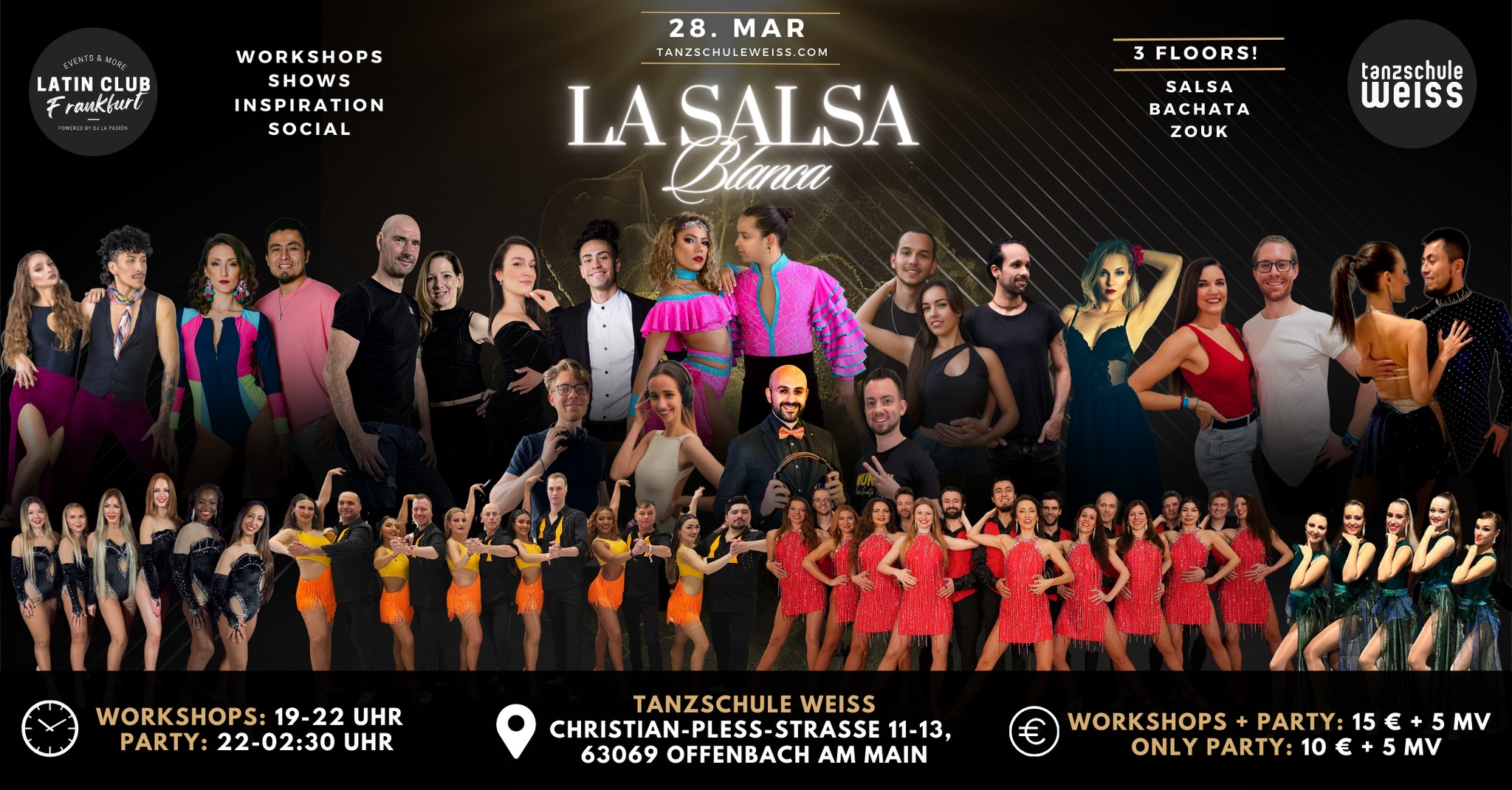 ◐ LA SALSA BLANCA ◑ 3 Floors!