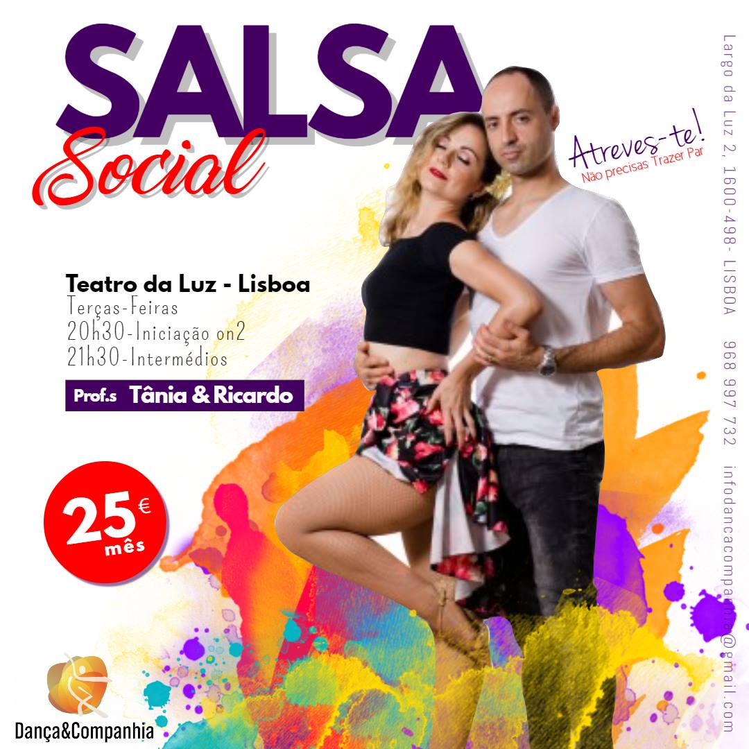 Aula Aberta de Salsa Iniciação - Lisboa