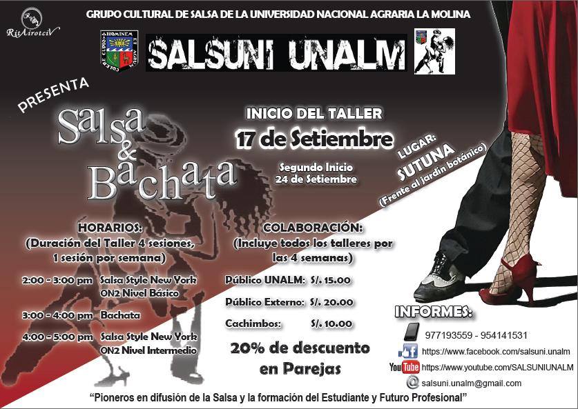 TALLER DE SALSA Y BACAHATA - SALSUNI UNALM