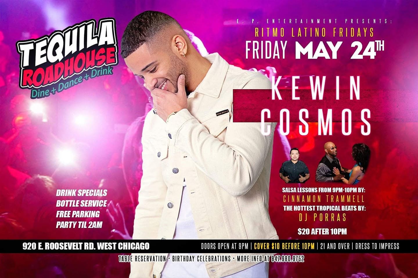 RITMO LATINO FRIDAY'S with Kewin Cosmos