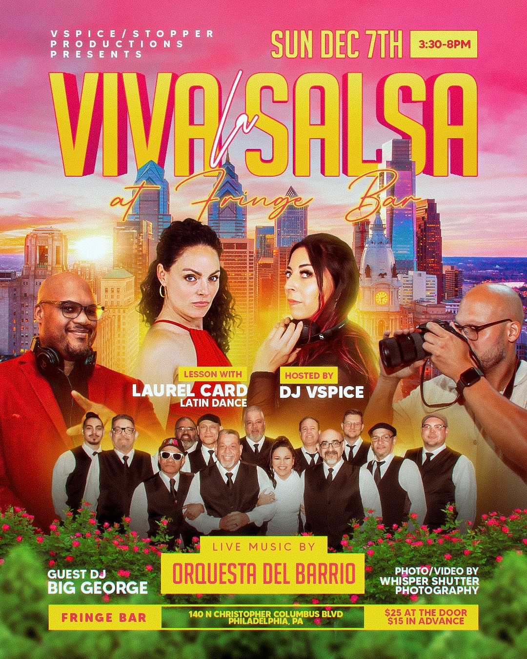 VIVA LA SALSA DECEMBER 7TH with ORQUESTA DEL BARRIO