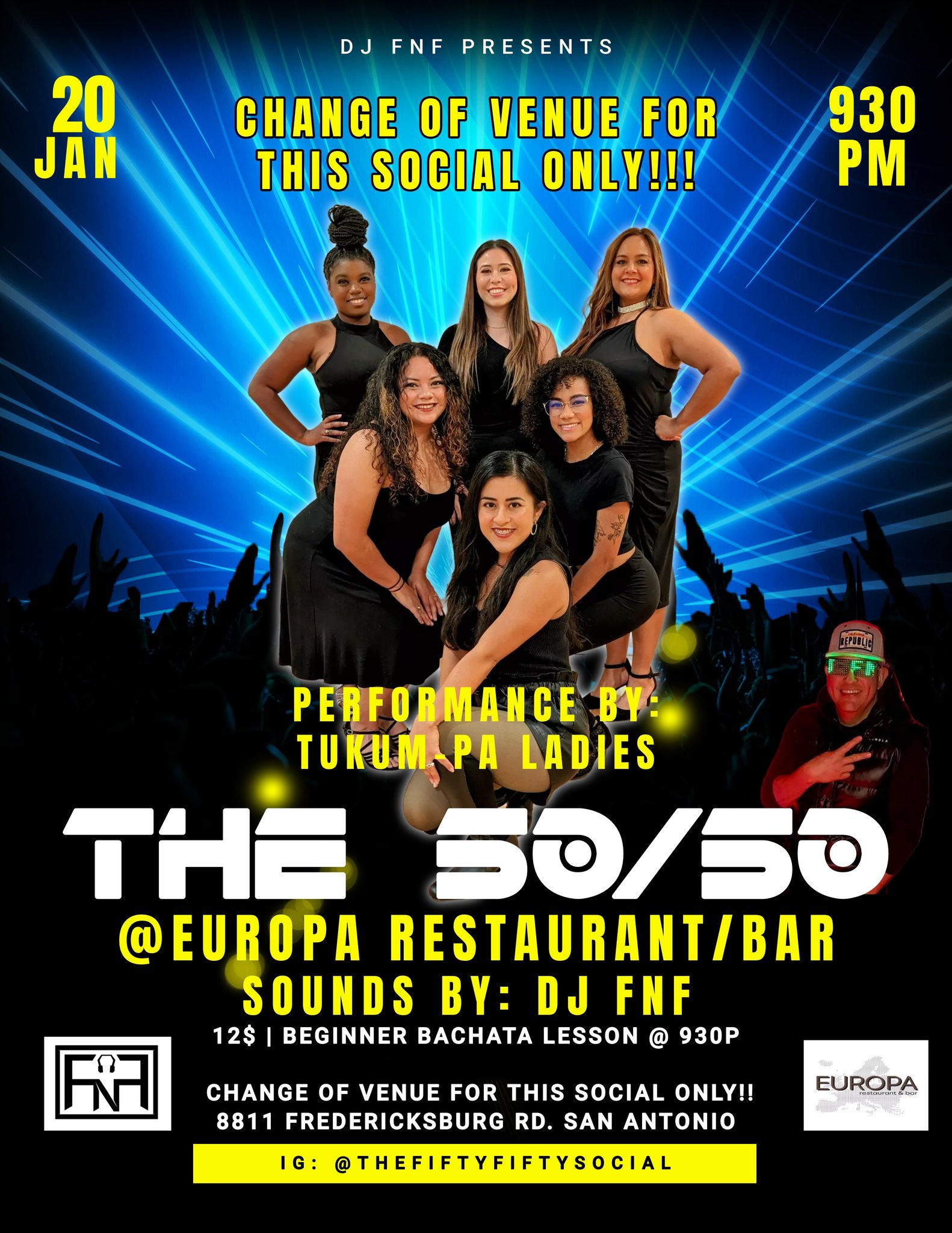 The 50 50 @ Europa! (This Social Only)