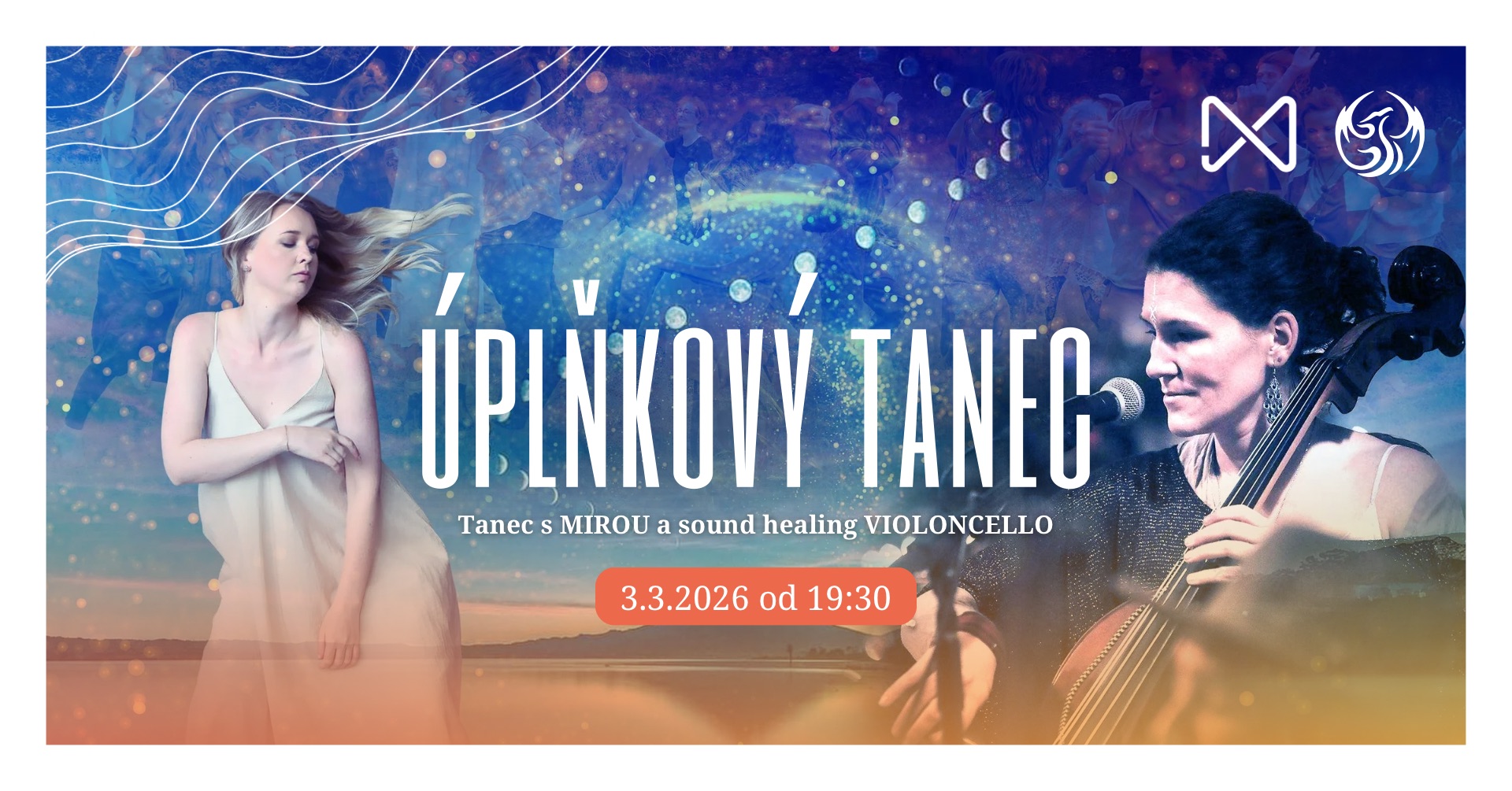 ÚPLŇKOVÝ TANEC s MIROU a sound healing VIOLONCELLO