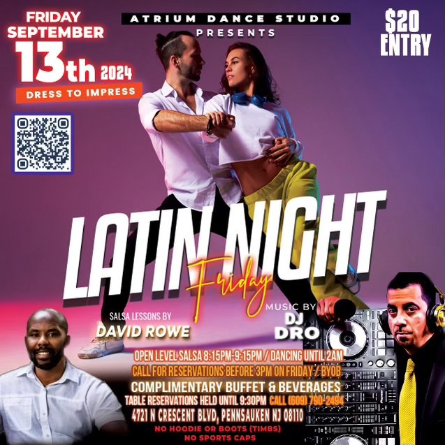 Latin Night with DJ Dro