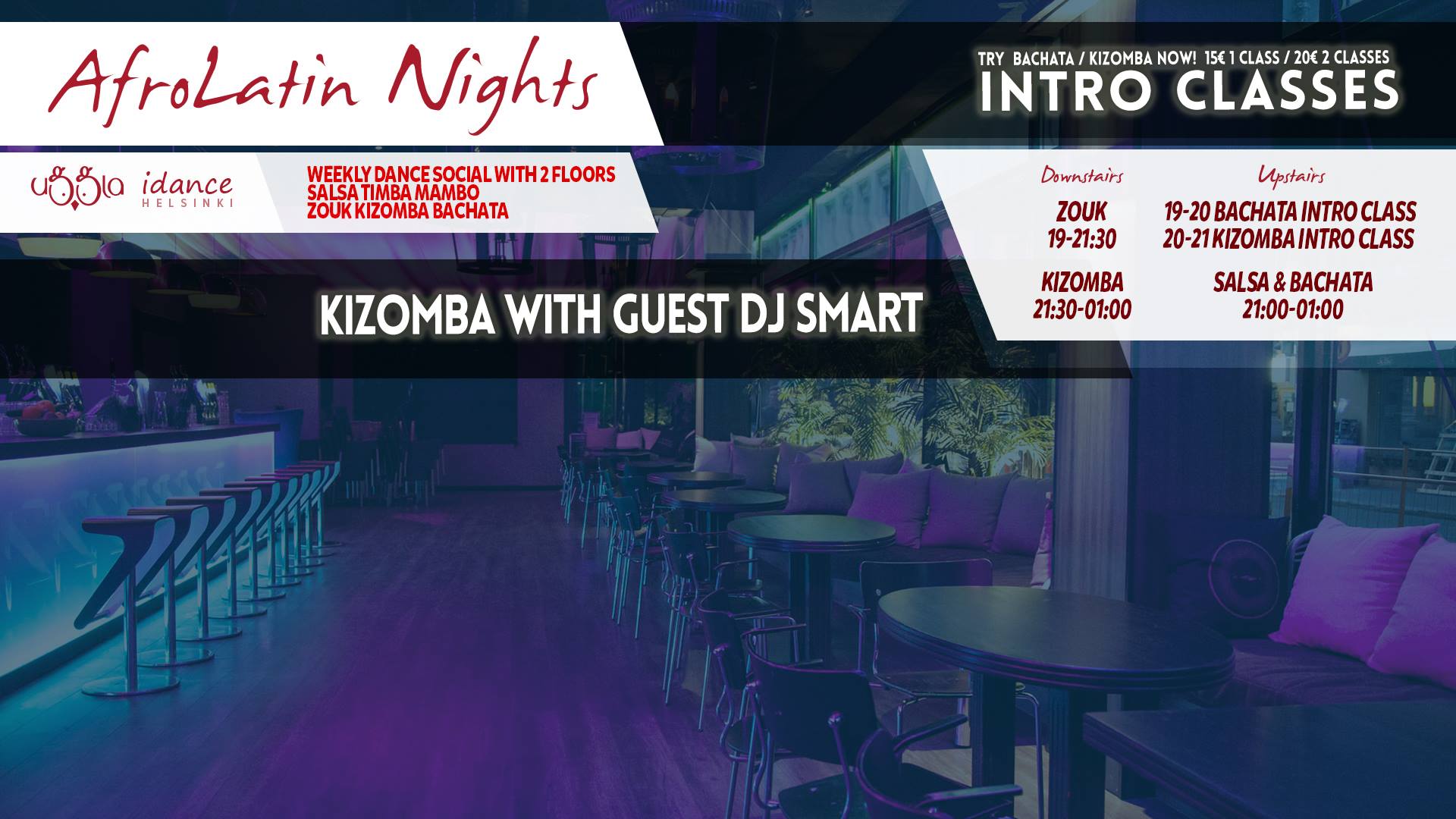 AfroLatin Nights - Bachata & Kizomba Introduction classes