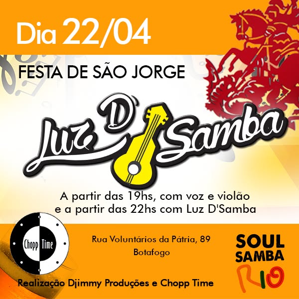 Festa de São Jorge com Luz D'Samba