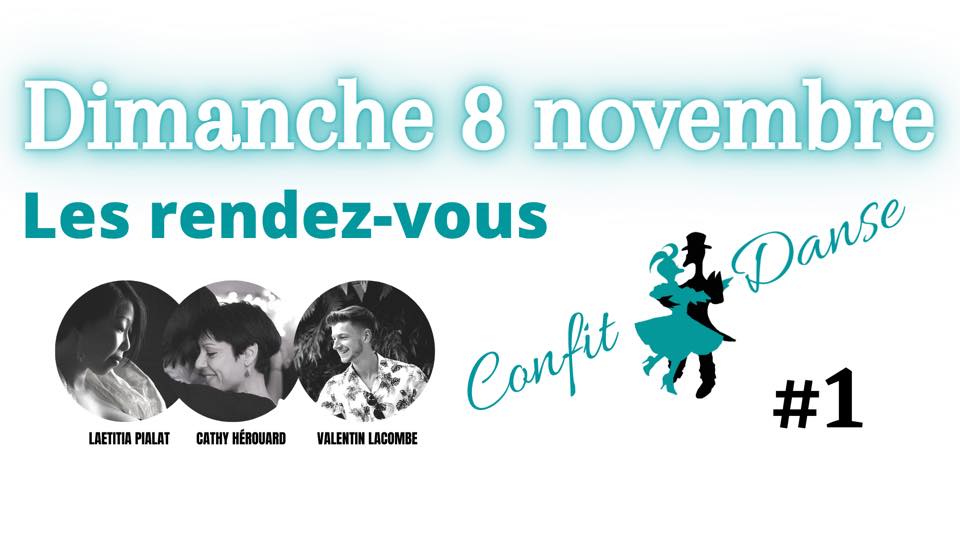 Les rendez-vous Confit'Danse - Stage de danse sur Zoom