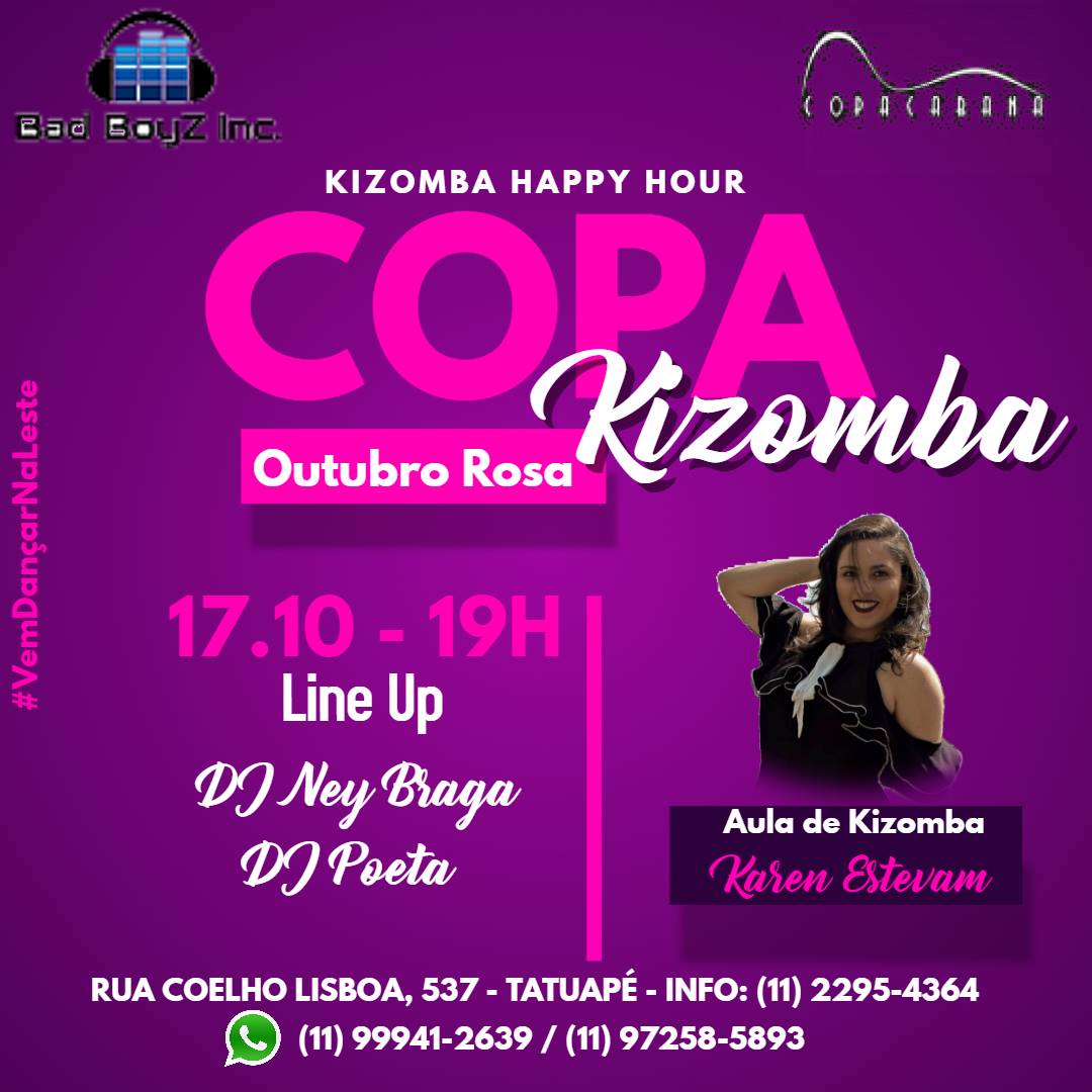 CopaKizomba - Edição Outubro Rosa