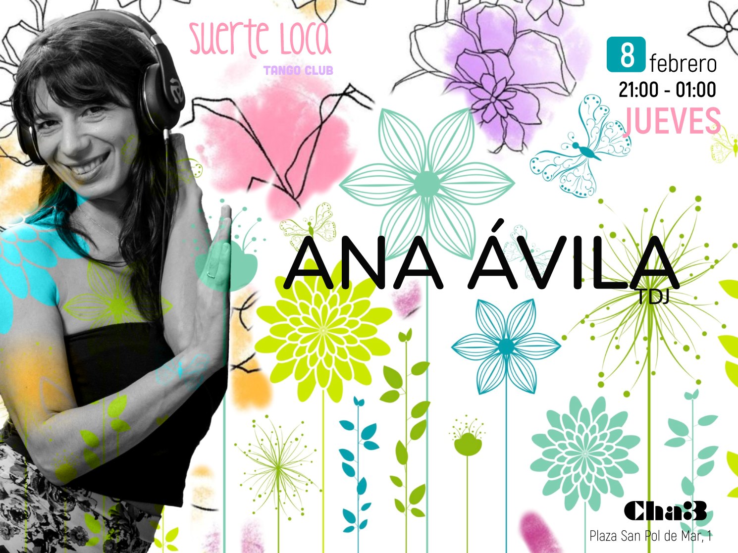 Ana Ávila ("La Portu") en Suerte Loca