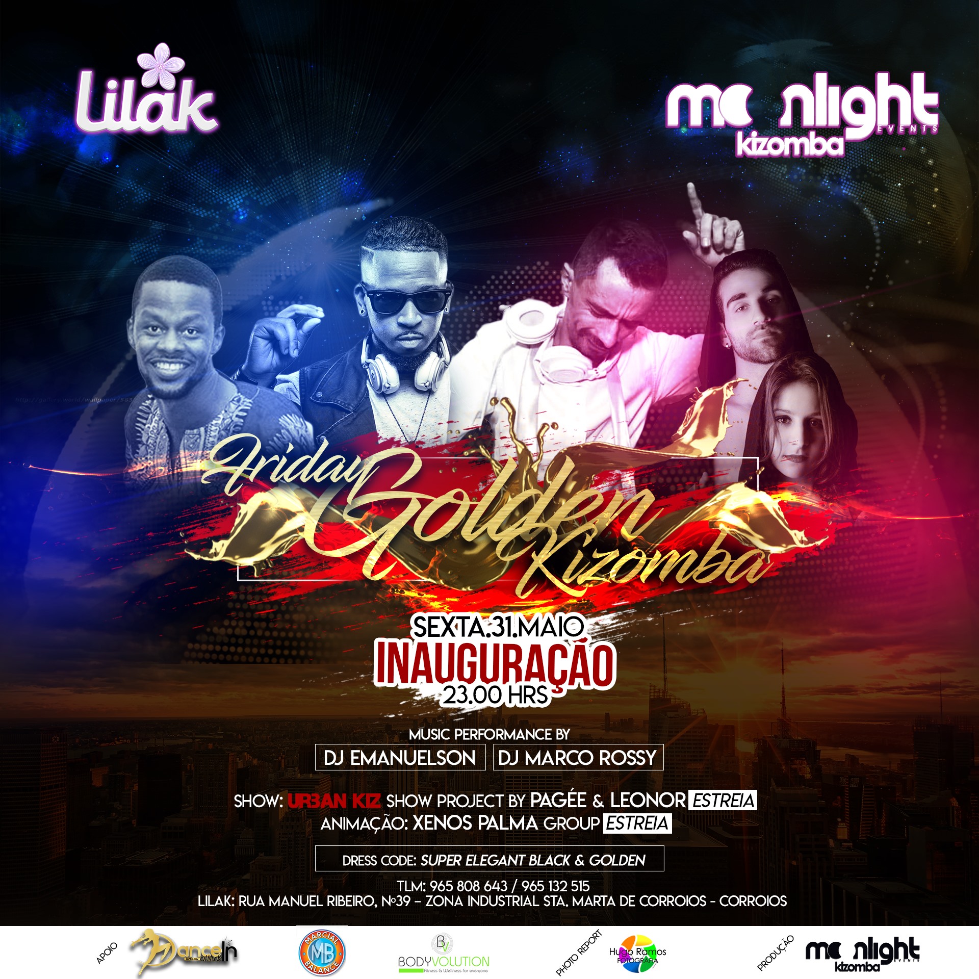 MOONLIGHT KIZOMBA "FRIDAY GOLDEN KIZOMBA" @ LILAK SEXTA: 31 MAIO