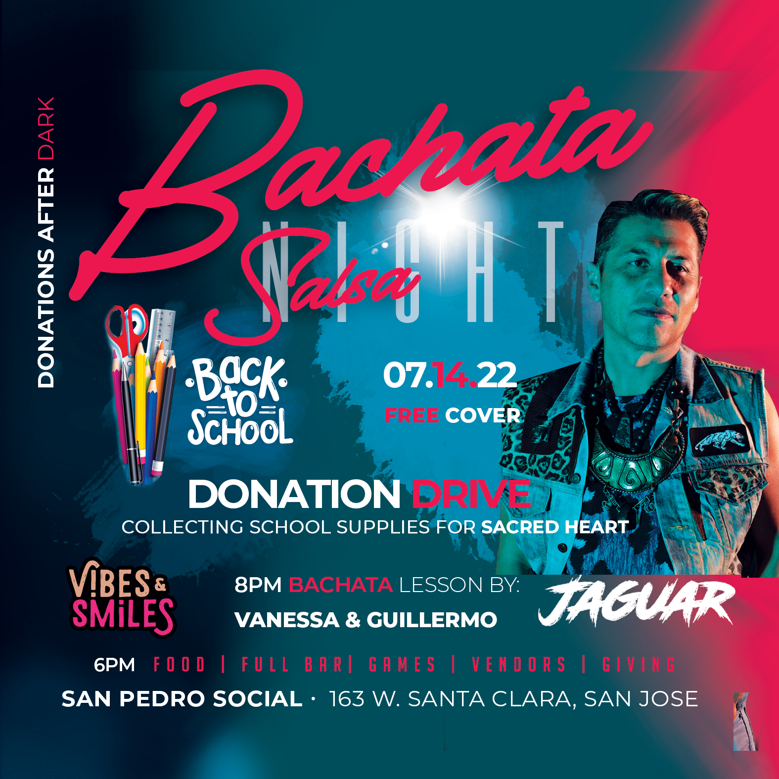 Bachata Donation Night in San Jose
