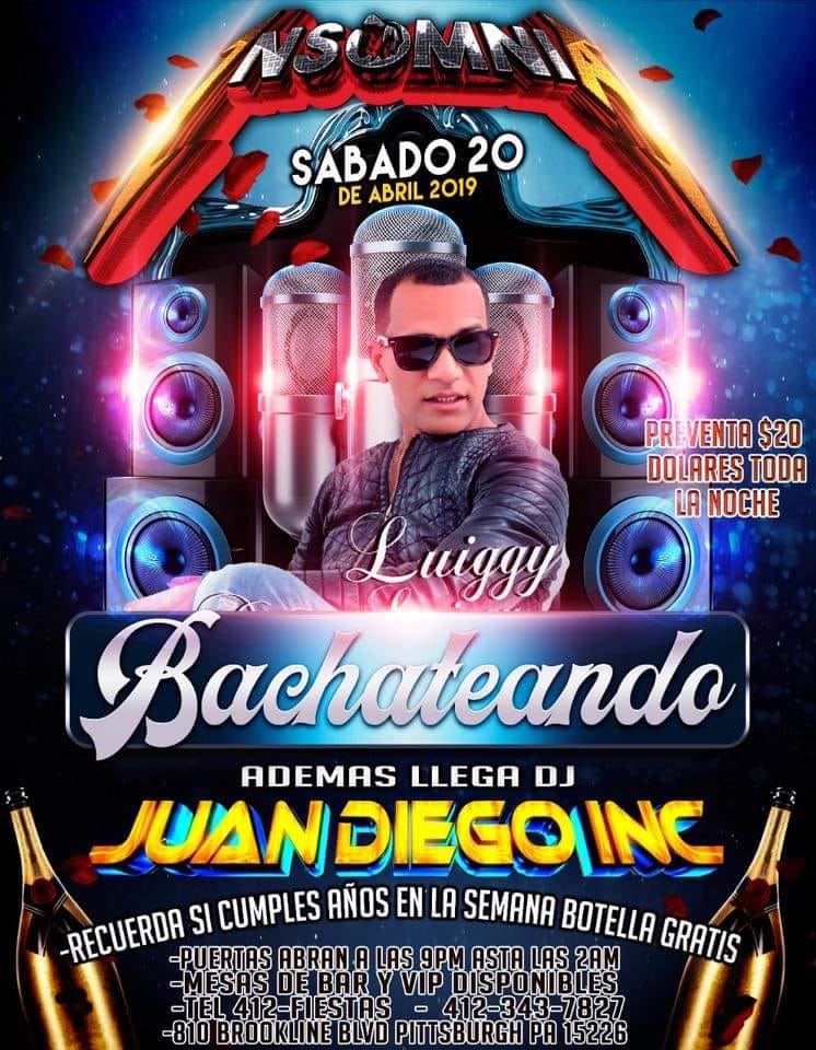 Bachata Live! With LUIGGI - Pittsburgh, PA